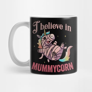 I Believe In Mummycorn Funny Cute Spooky Mug